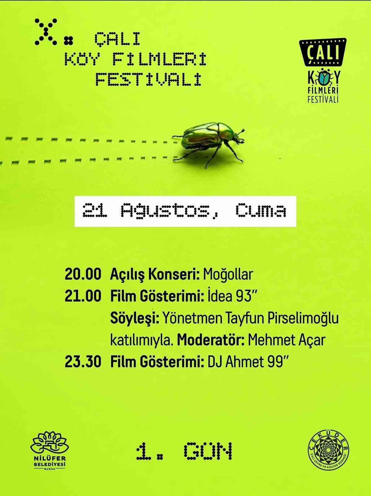 10&rsquo;uncu &Ccedil;alı K&ouml;y Filmleri Festivali i&ccedil;in geri sayım başladı