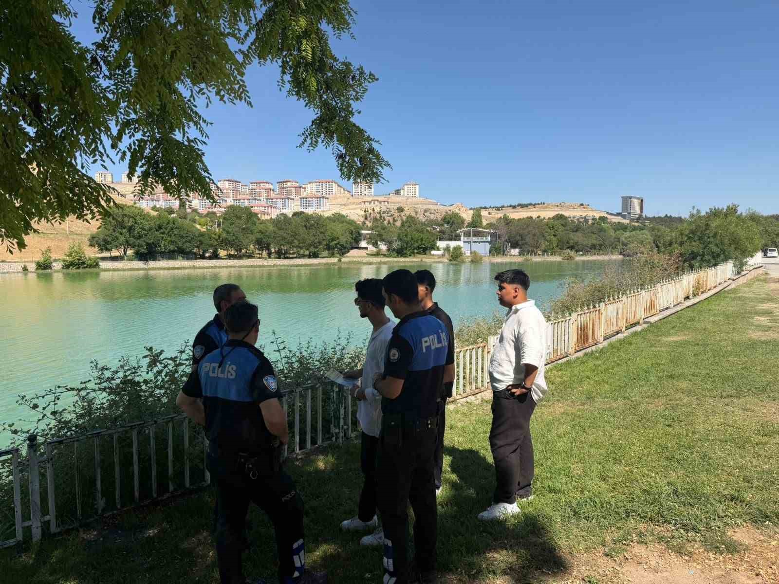 Malatya’da polis ekiplerinden boğulma vakalarına karşı farkındalık çalışması