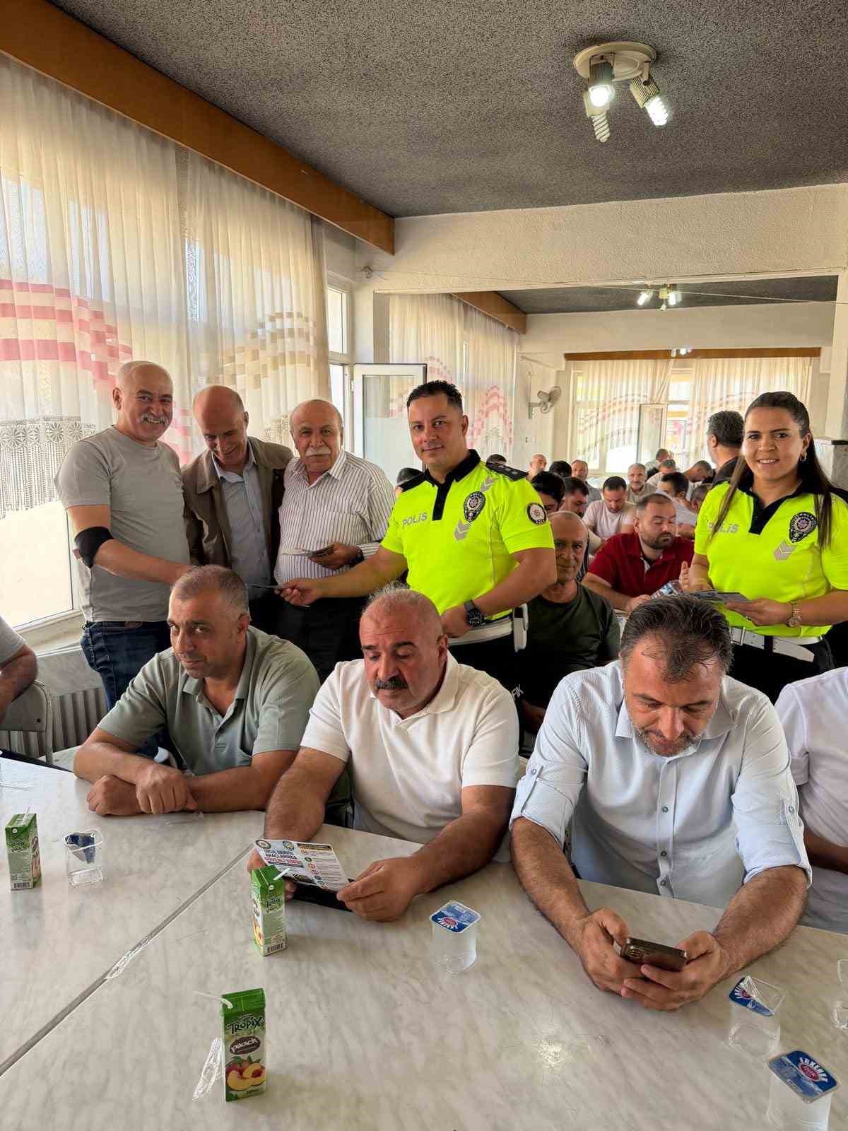 Elazığ’da okul servis sürücülerine eğitim