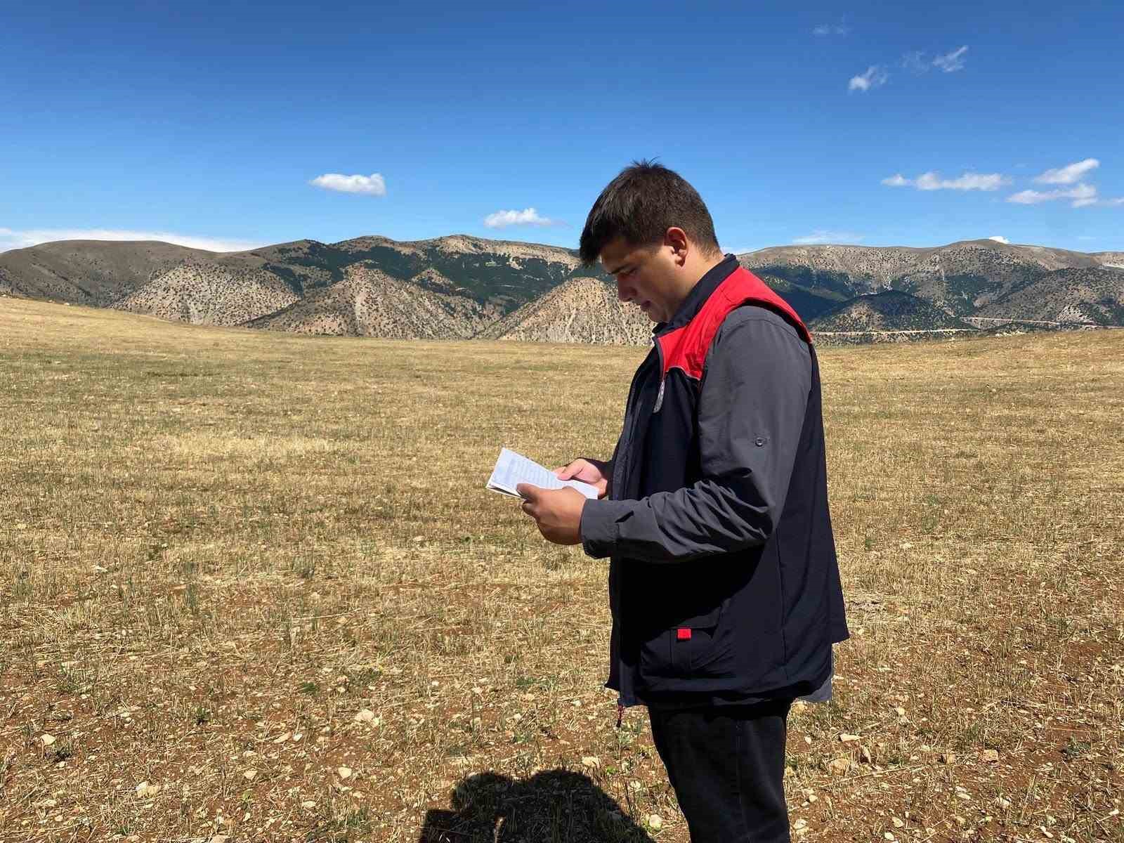 Bayburt’ta işlenmeyen tarım arazileri için saha çalışması sürüyor