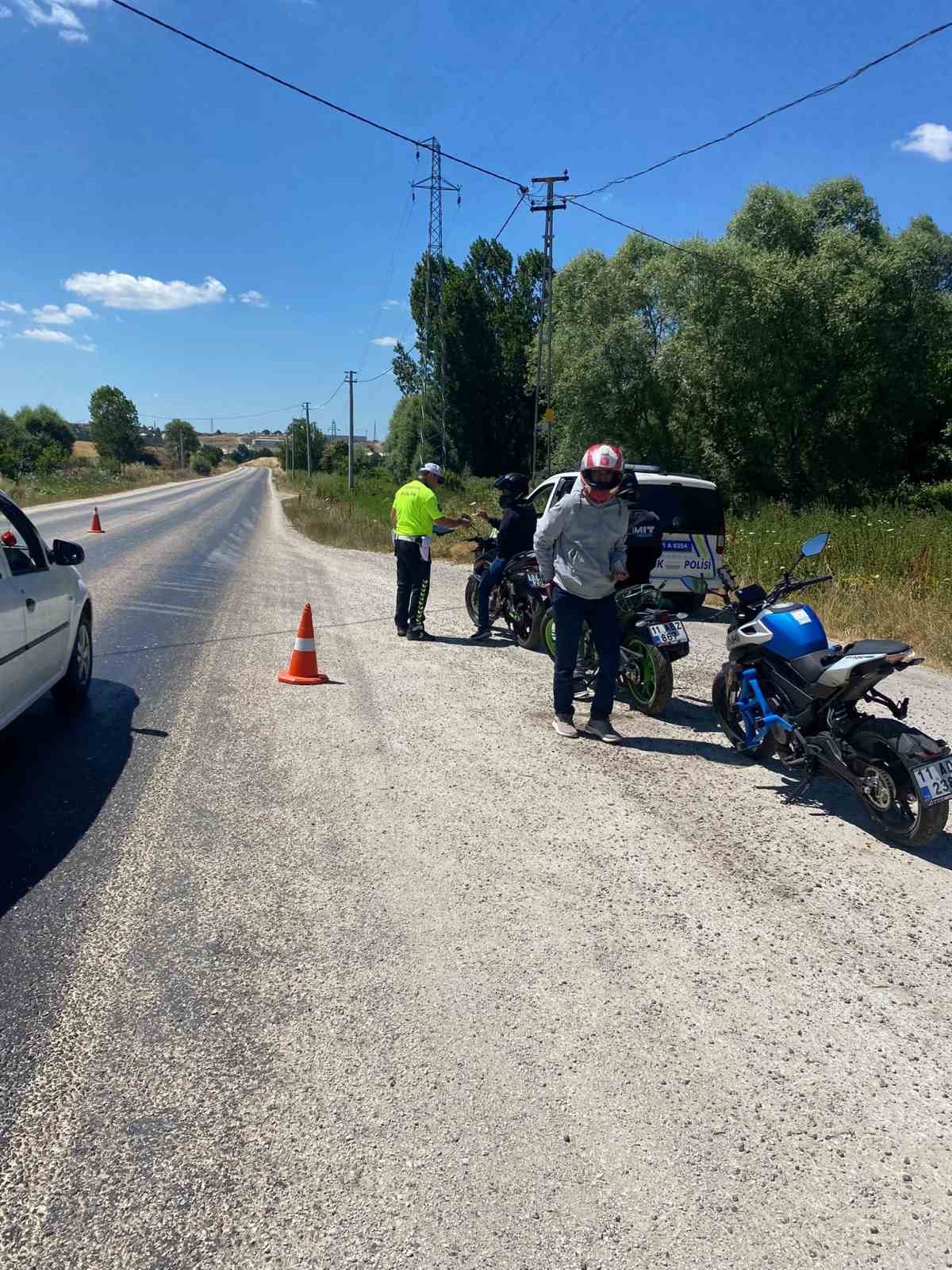 Motosiklet ve elektrikli bisikletlere sıkı denetim