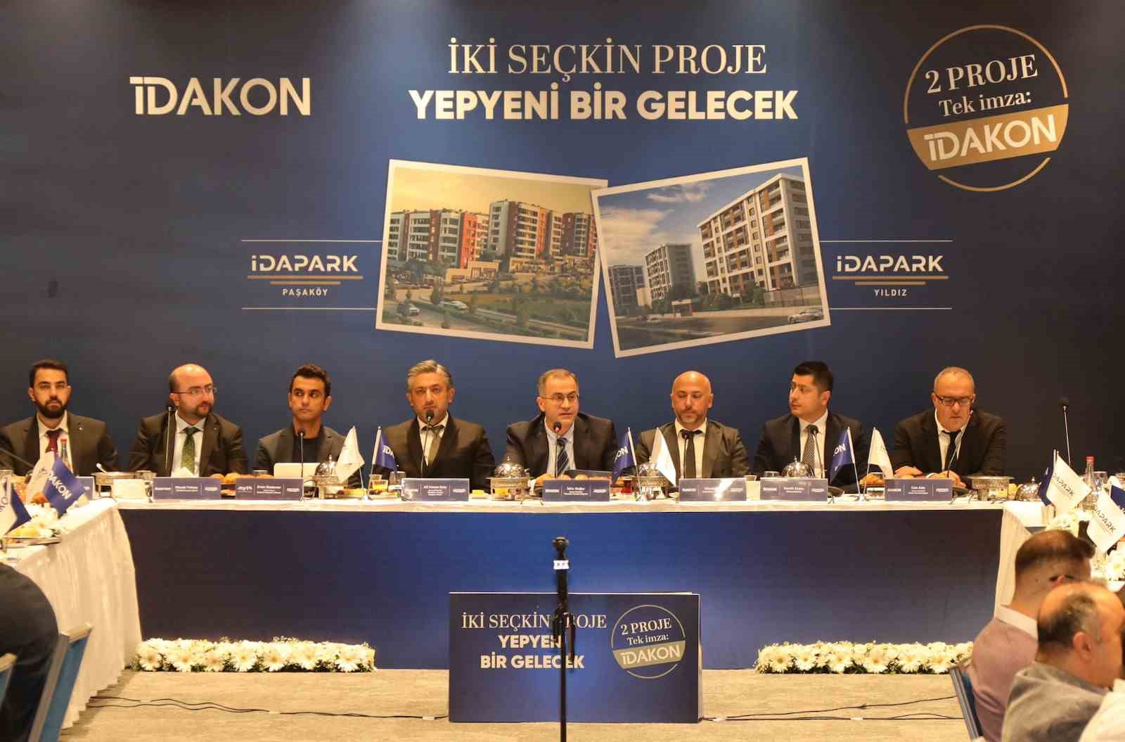 İdakon Yapı, İdapark Paşak&ouml;y ve İdapark Yıldız projelerini tanıttı