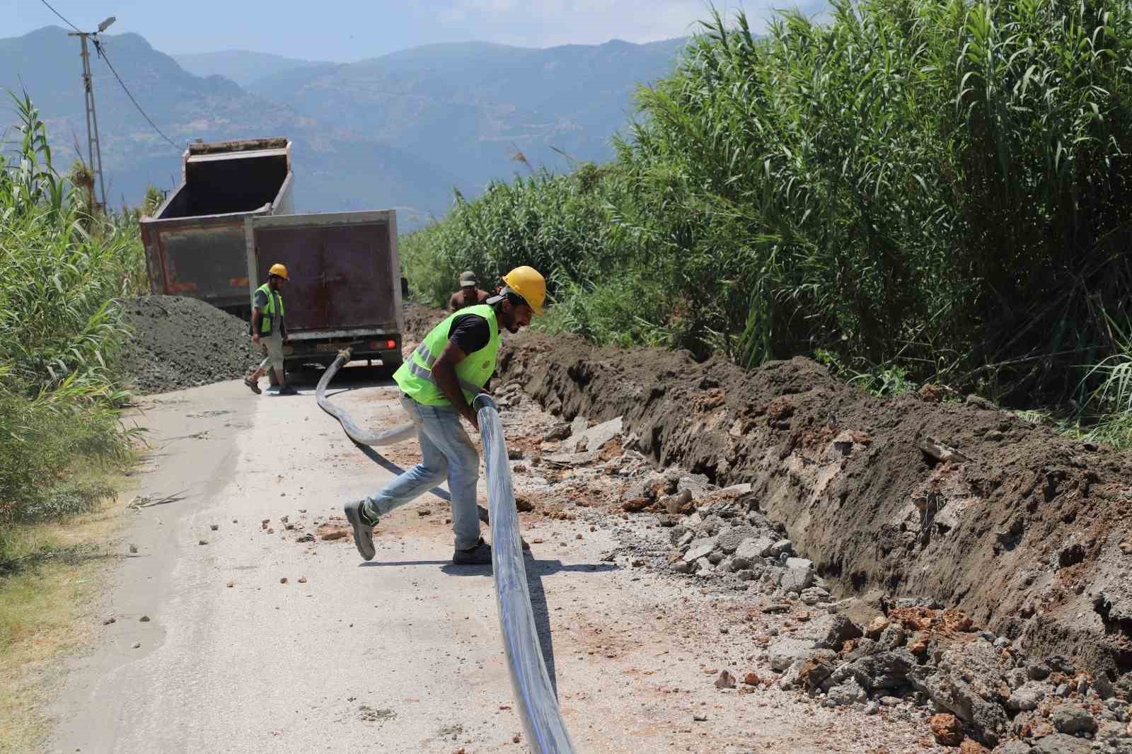 Tekebaşı i&ccedil;me suyu projesinin y&uuml;zde 86&rsquo;sını tamamlandı