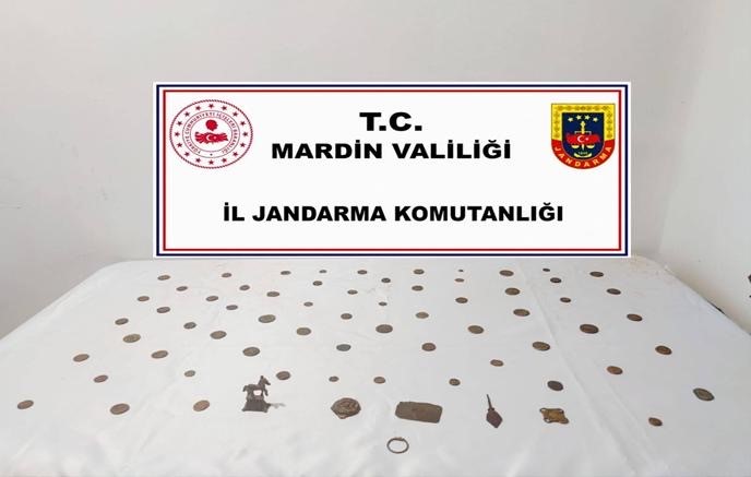Mardin’de tarihi eser kaçakçılığı operasyonunda 4 şüpheli yakalandı