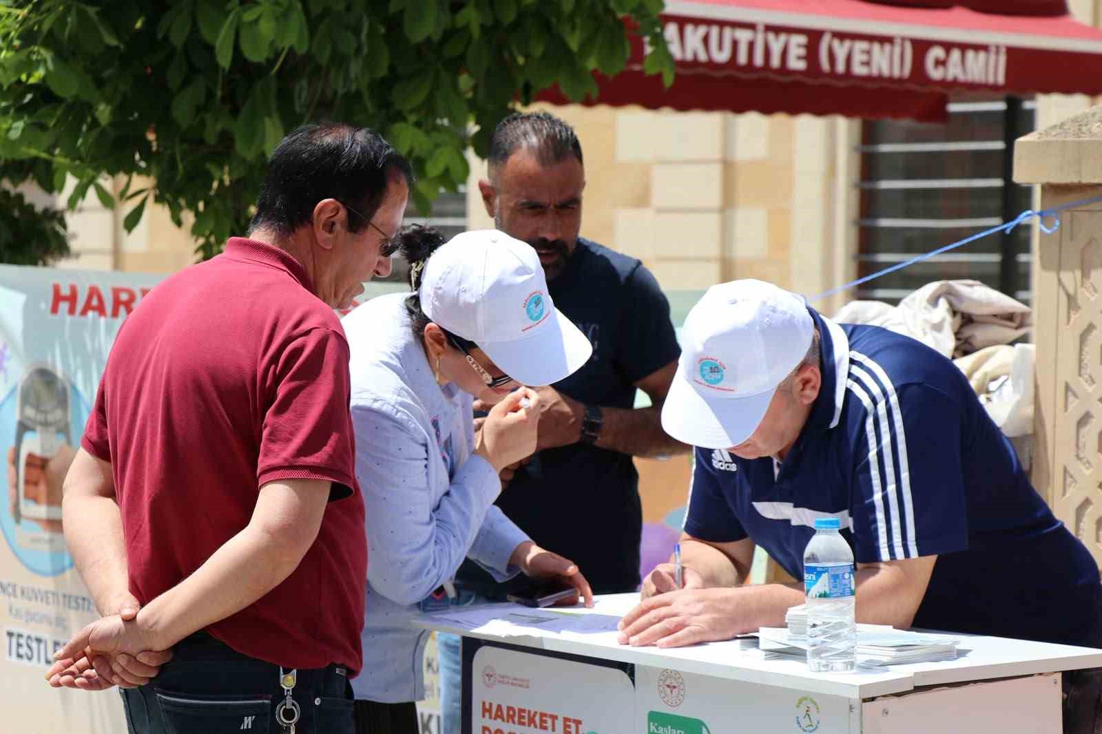 Bayburt’ta vatandaşlara hareket yaşı testi yapıldı