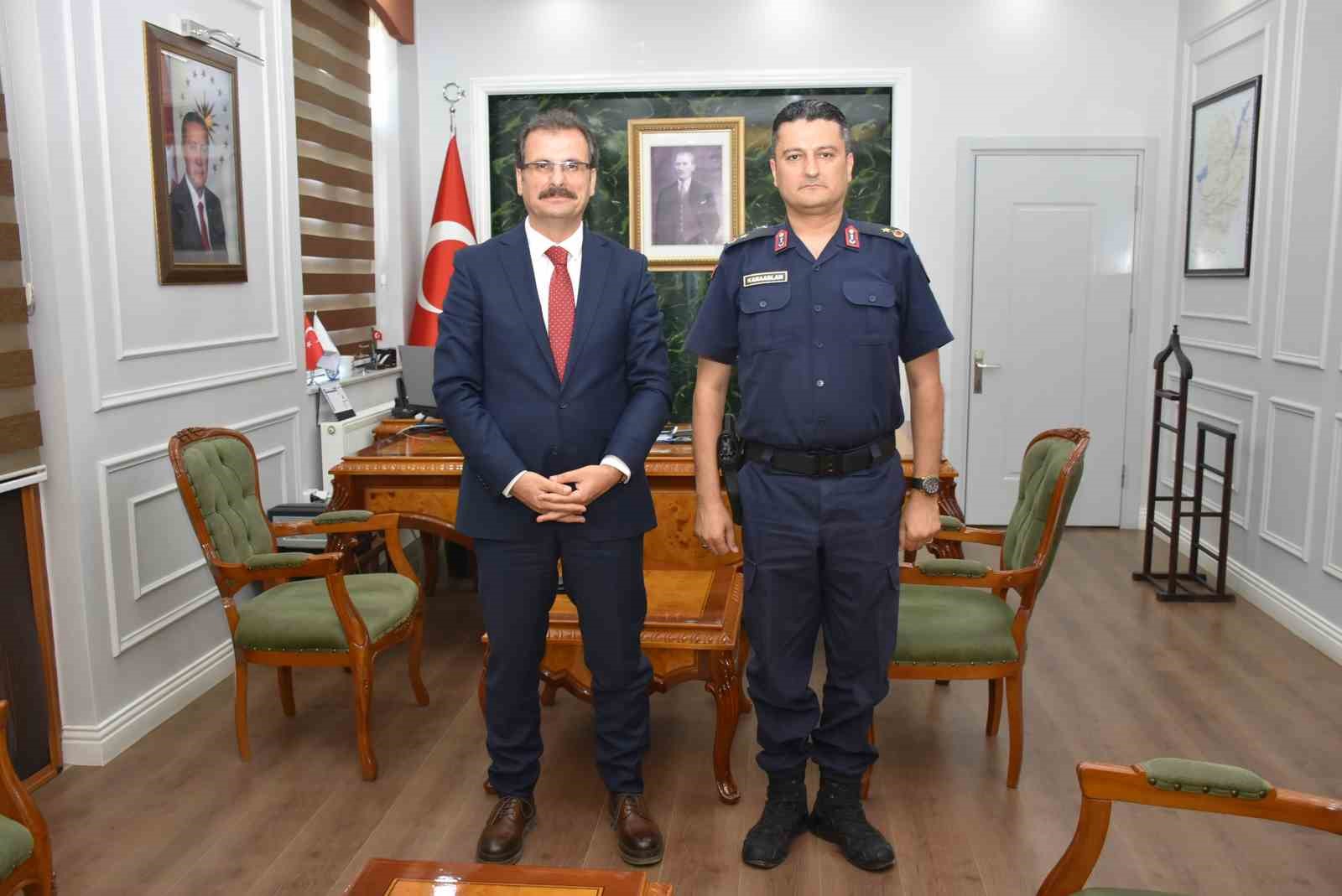 Binbaşı Karaaslan Salihli&rsquo;ye veda etti!