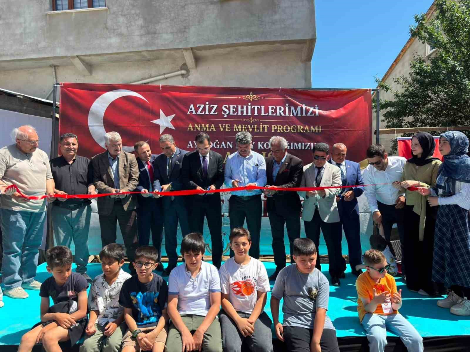 Aydoğan köyünde köy konağı hizmete açıldı