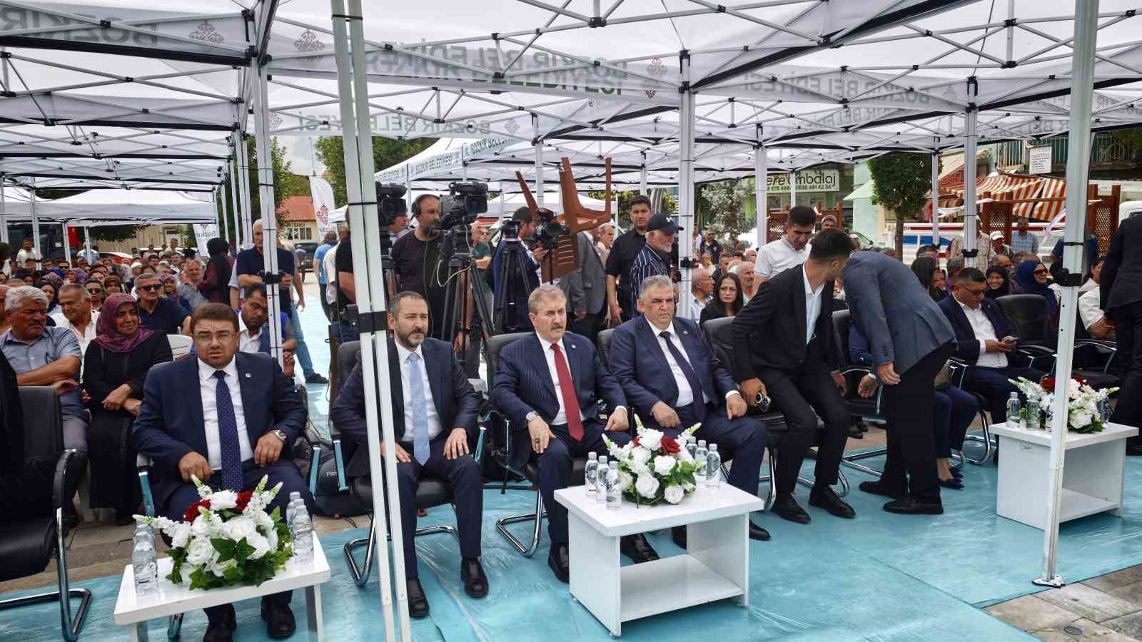 BBP Genel Başkanı Destici, Bozkır’da toplu açılış törenine katıldı