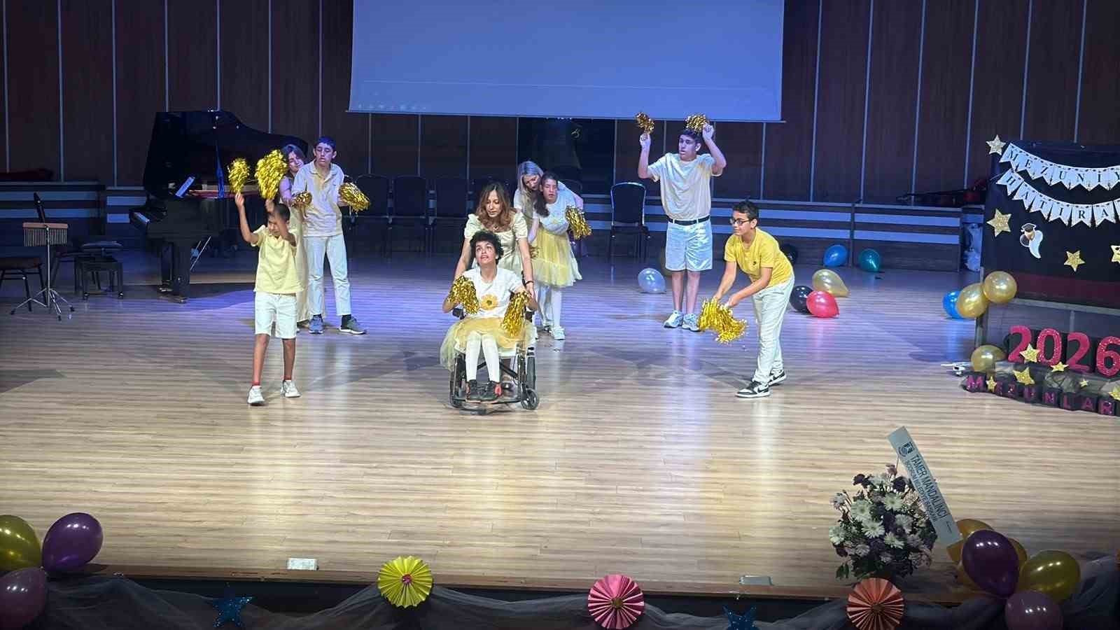 Bodrum’da özel öğrenciler için mezuniyet töreni düzenlendi