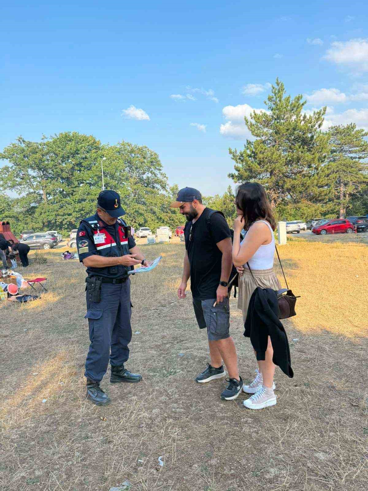 Kampçılara ateş yakma uyarısı