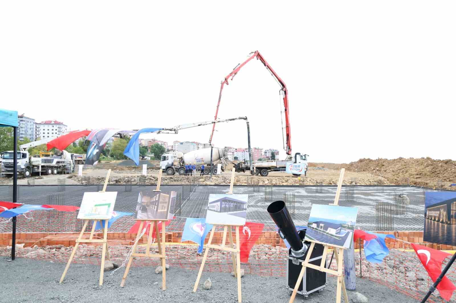 Akçaabat otogarının temeli atıldı