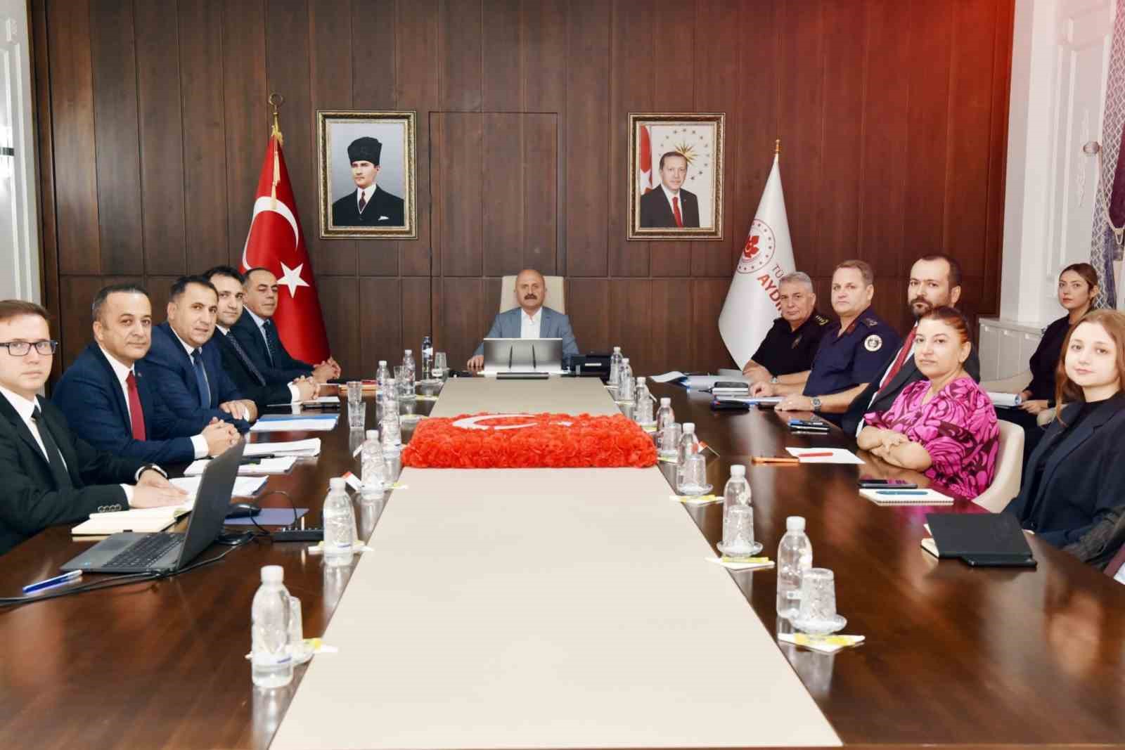 Aydın’da yeni eğitim yılı öncesi güvenlik toplantısı