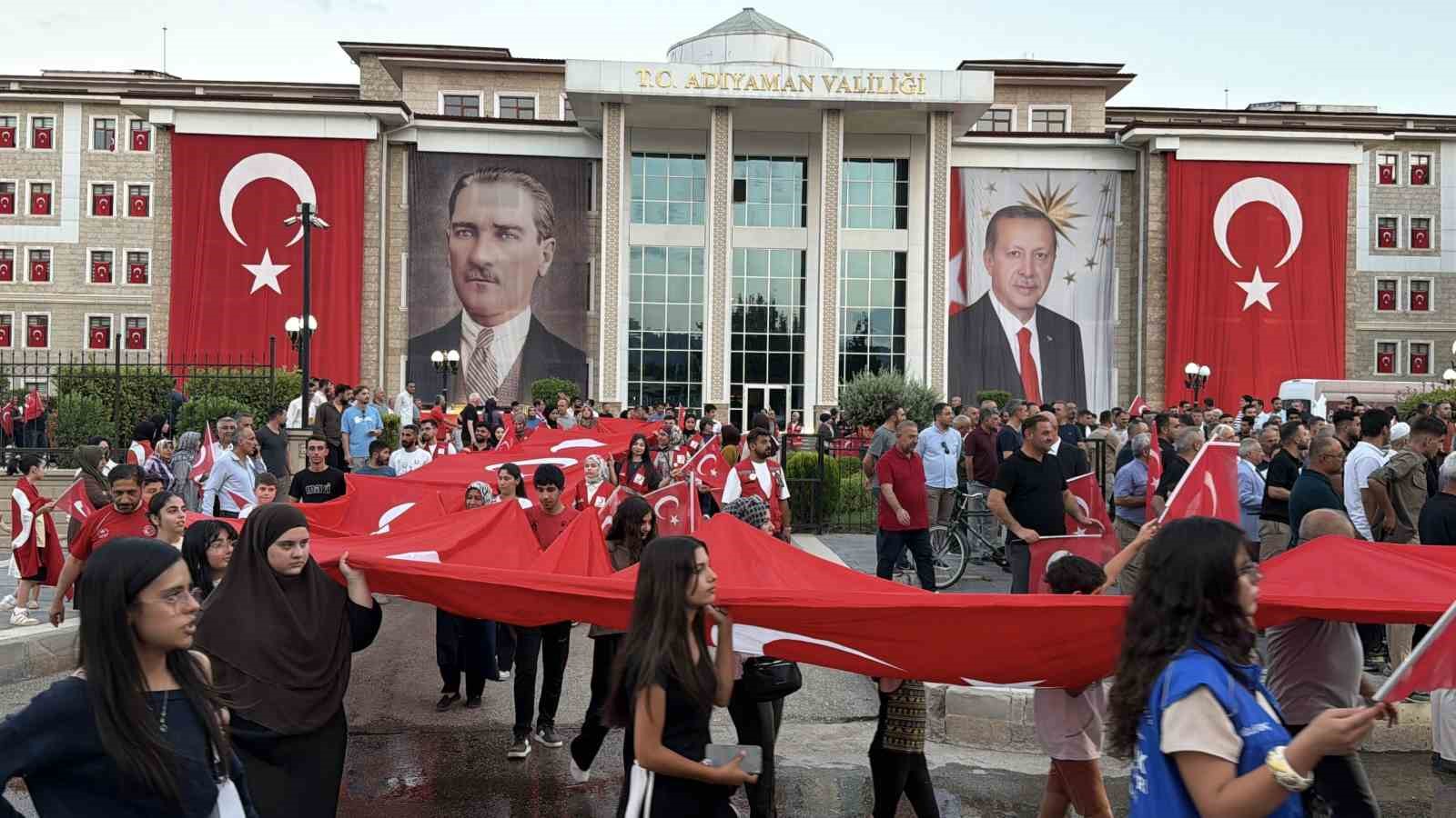 Adıyaman&rsquo;da "15 Temmuz Demokrasi ve Milli Birlik G&uuml;n&uuml;" programı
