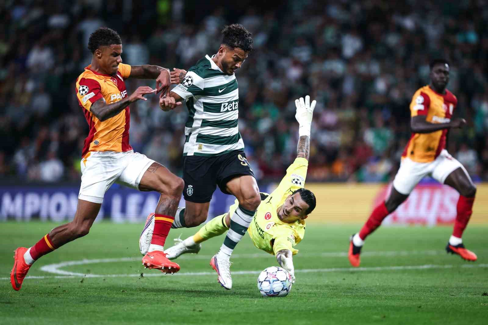 UEFA Şampiyonlar Ligi: Sporting: 3 - Galatasaray: 1 (Ma&ccedil; sonucu)
