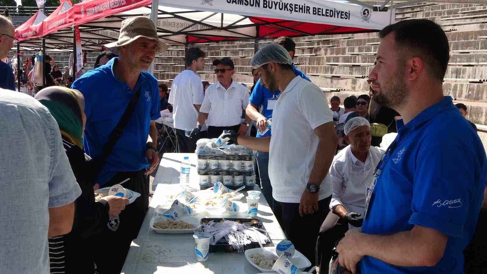 Samsun&rsquo;da 22. Etli Kazan Pilavı G&uuml;n&uuml; d&uuml;zenlendi