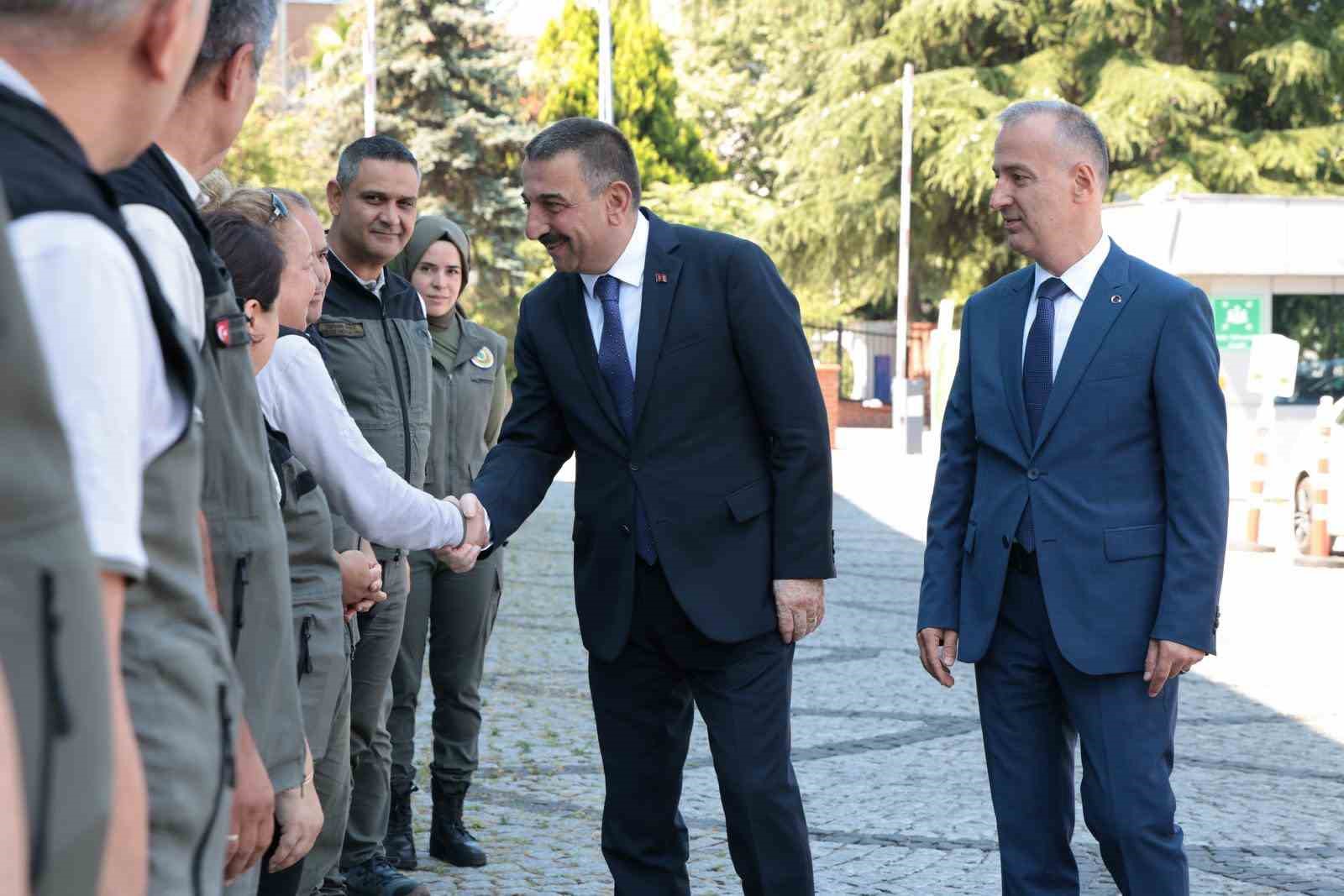 Vali Hacıbektaşoğlu&rsquo;ndan Orman B&ouml;lge M&uuml;d&uuml;rl&uuml;ğ&uuml;&rsquo;ne Ziyaret