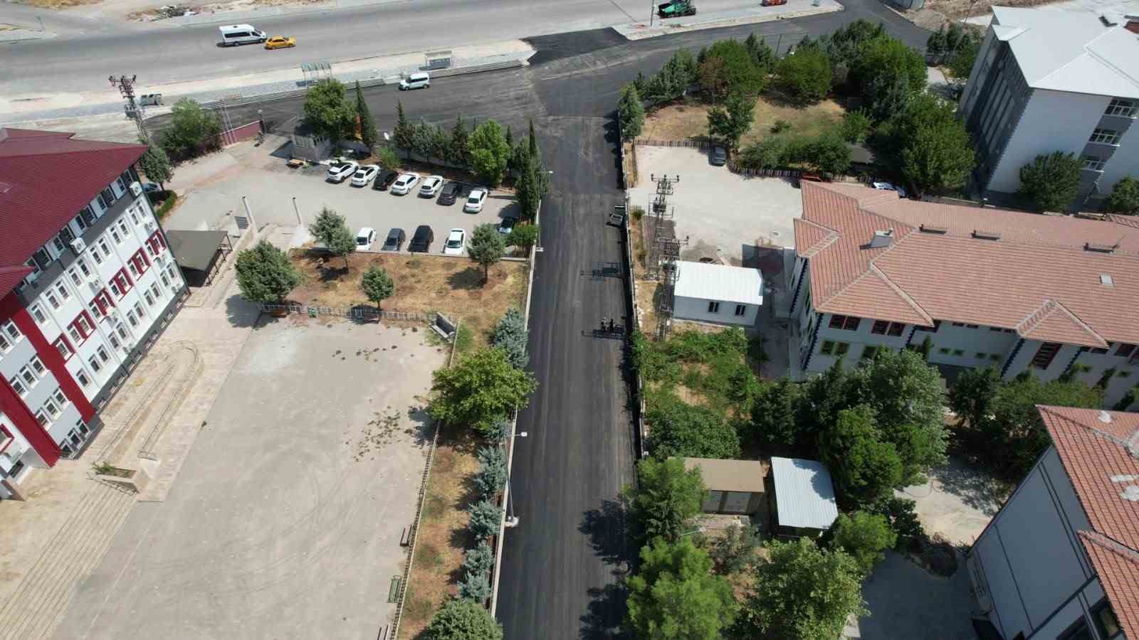 Adıyaman’da okul bölgesinde asfalt çalışmaları tamamlandı