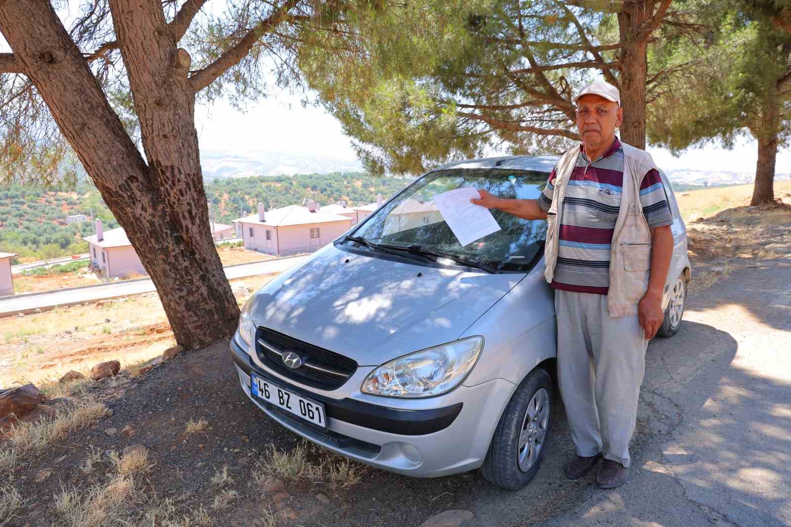 Yol çalışması mağduru oldu, 10 bin lira ceza kesildi