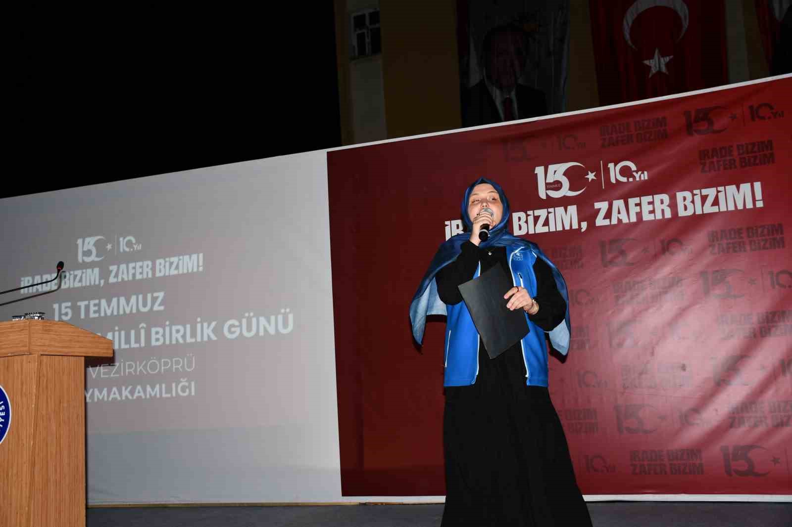 Vezirk&ouml;pr&uuml;&rsquo;de 15 Temmuz Demokrasi ve Milli Birlik G&uuml;n&uuml;
