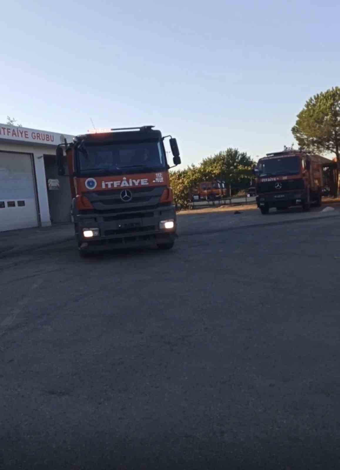 Kumluca’daki orman yangınına Bursa’dan destek