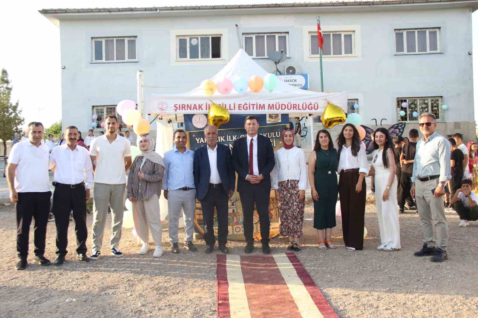 Cizre Yakacık İlk ve Ortaokulunda yıl sonu şenliği