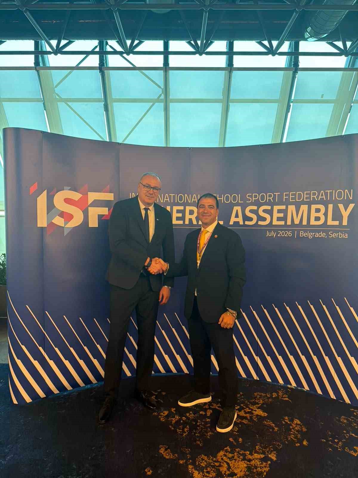 Okul Sporları Daire Başkanı İlhan Demir, ISF yönetim kuruluna seçildi