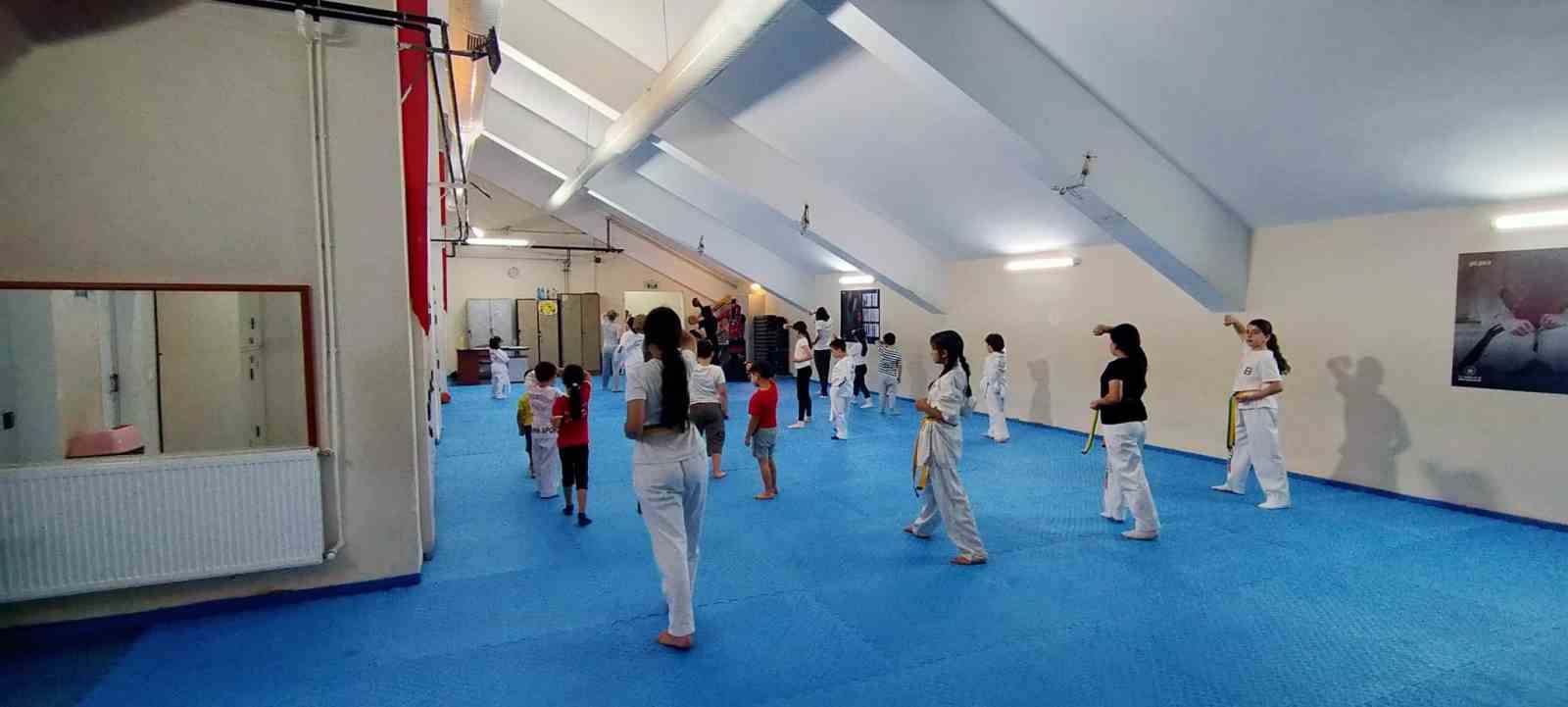 Eskişehir’de taekwondo antrenmanları sürüyor