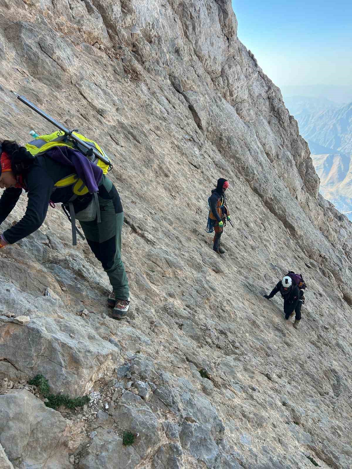 4123 metrelik Suppa Durek zirvesine tırmandı