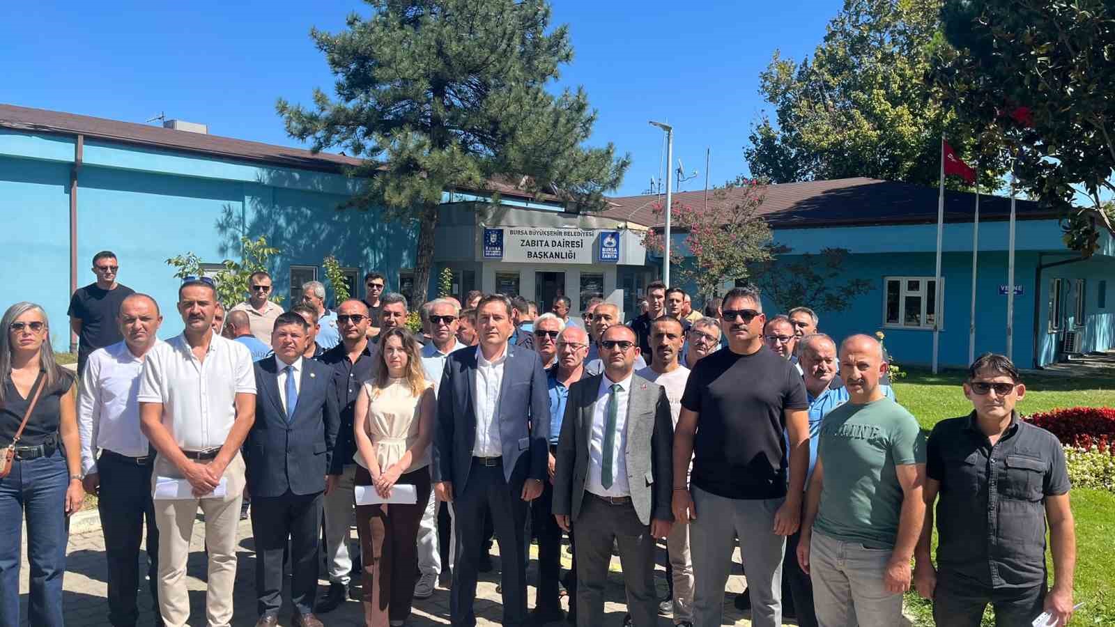 Bursa’da zabıta memuruna saldırı sonrası basın açıklaması: "Kamu düzenini koruyanların da korunmaya hakkı vardır"