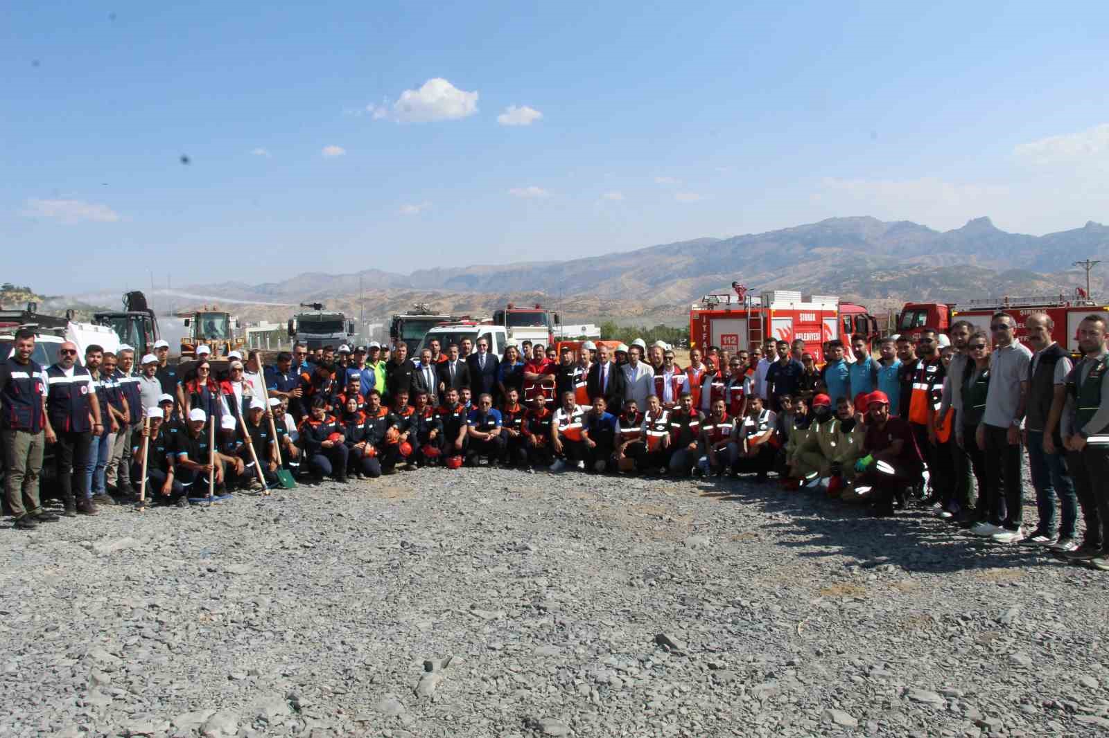 Şırnak’ta TAMP tatbikatı gerçeği aratmadı