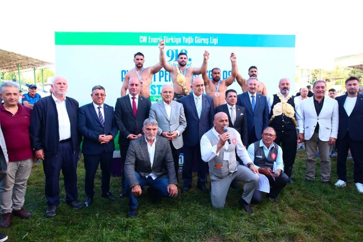 Aybastı Perşembe Yaylası G&uuml;reşleri&rsquo;nde başpehlivan Erkan Taş oldu