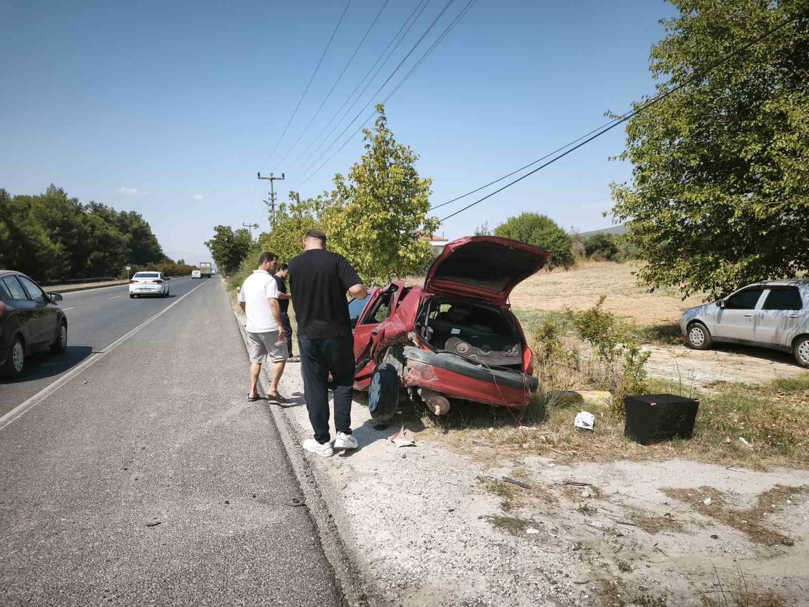 Muğla’da trafik kazası: 2 yaralı
