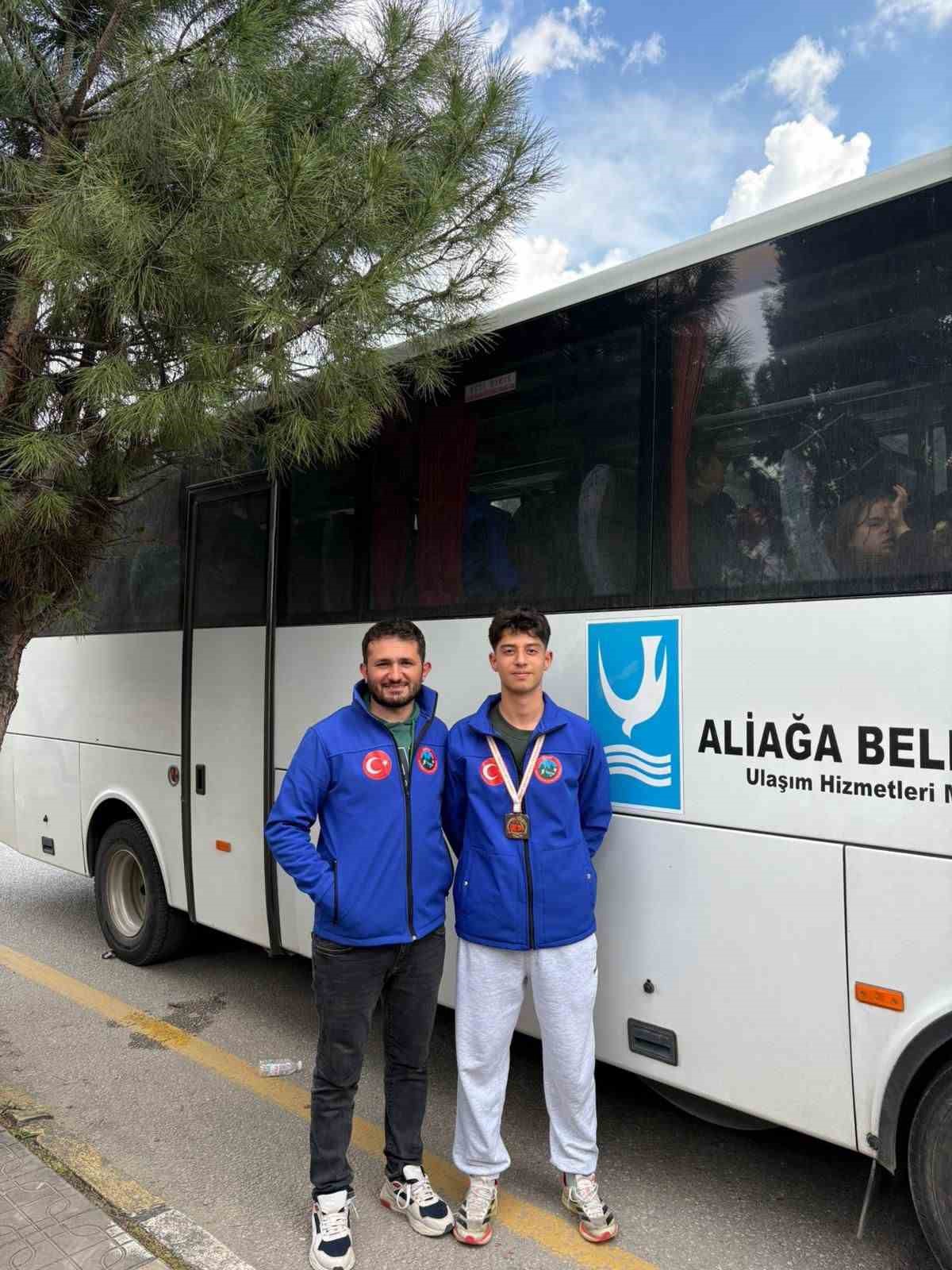Aliağalı oryantiring sporcusu Eymen Vatansever milli takımda