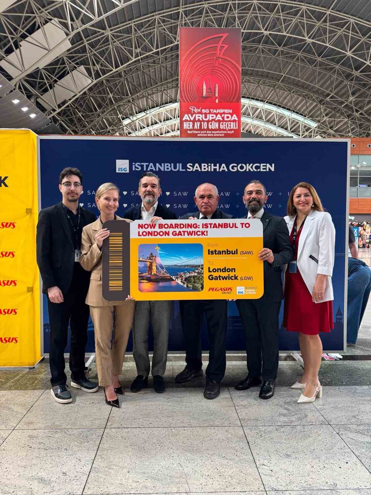 Sabiha Gökçen’in Londra ağı Gatwick ile genişliyor