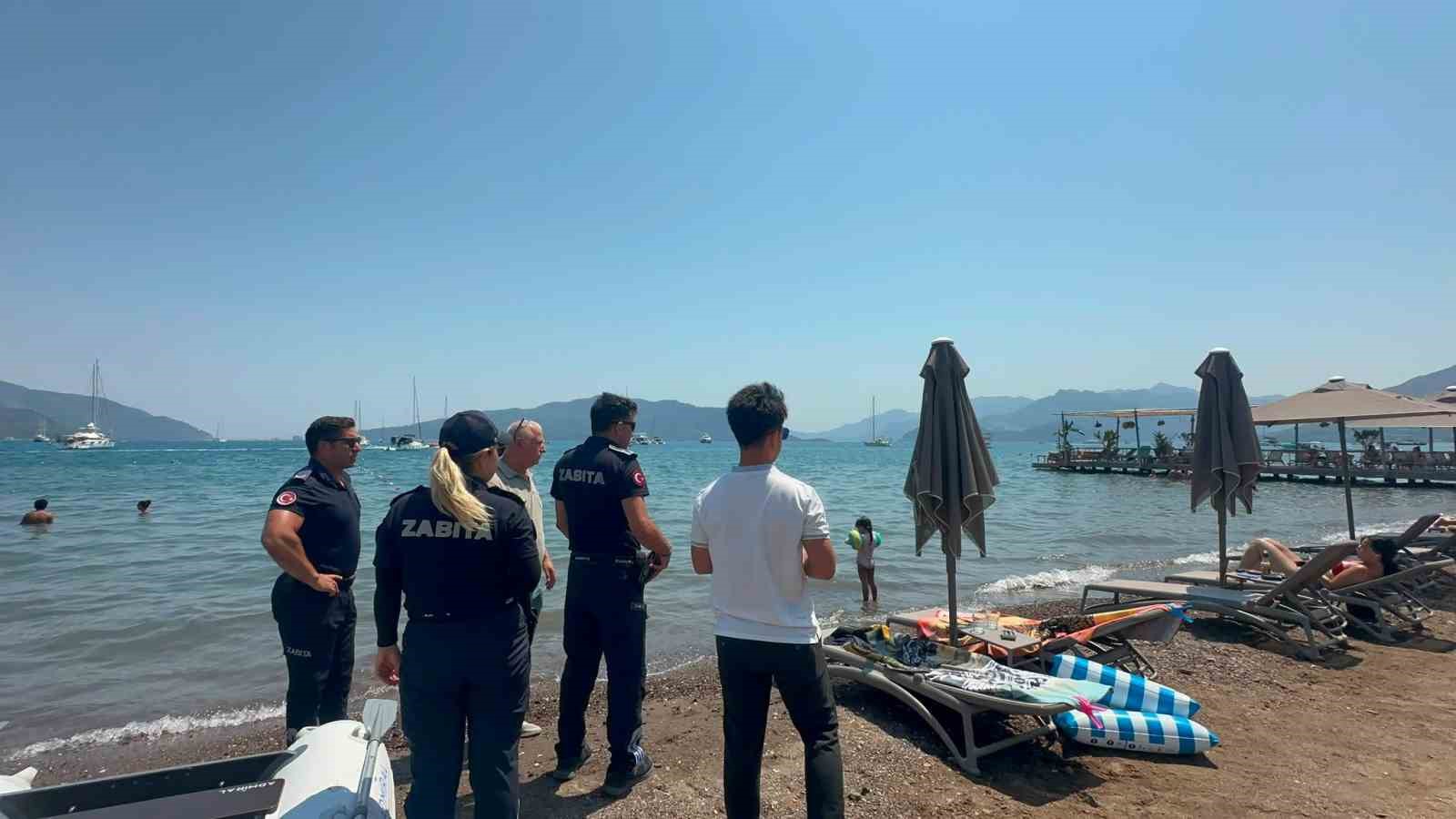 Marmaris’te sahillere sıkı denetim