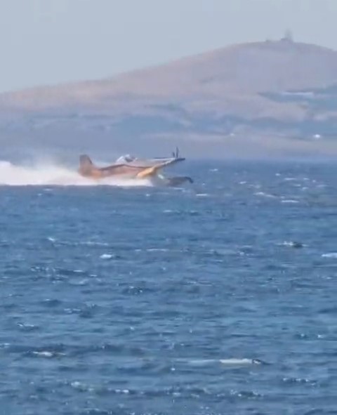 &Ccedil;anakkale&rsquo;de tarım arazisinde yangın