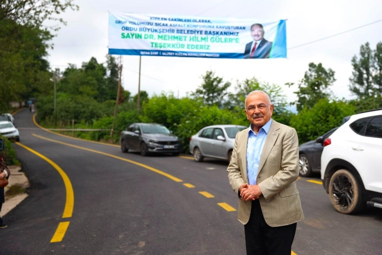 Ulubey’de 5 kilometrelik grup yolu hizmete açıldı