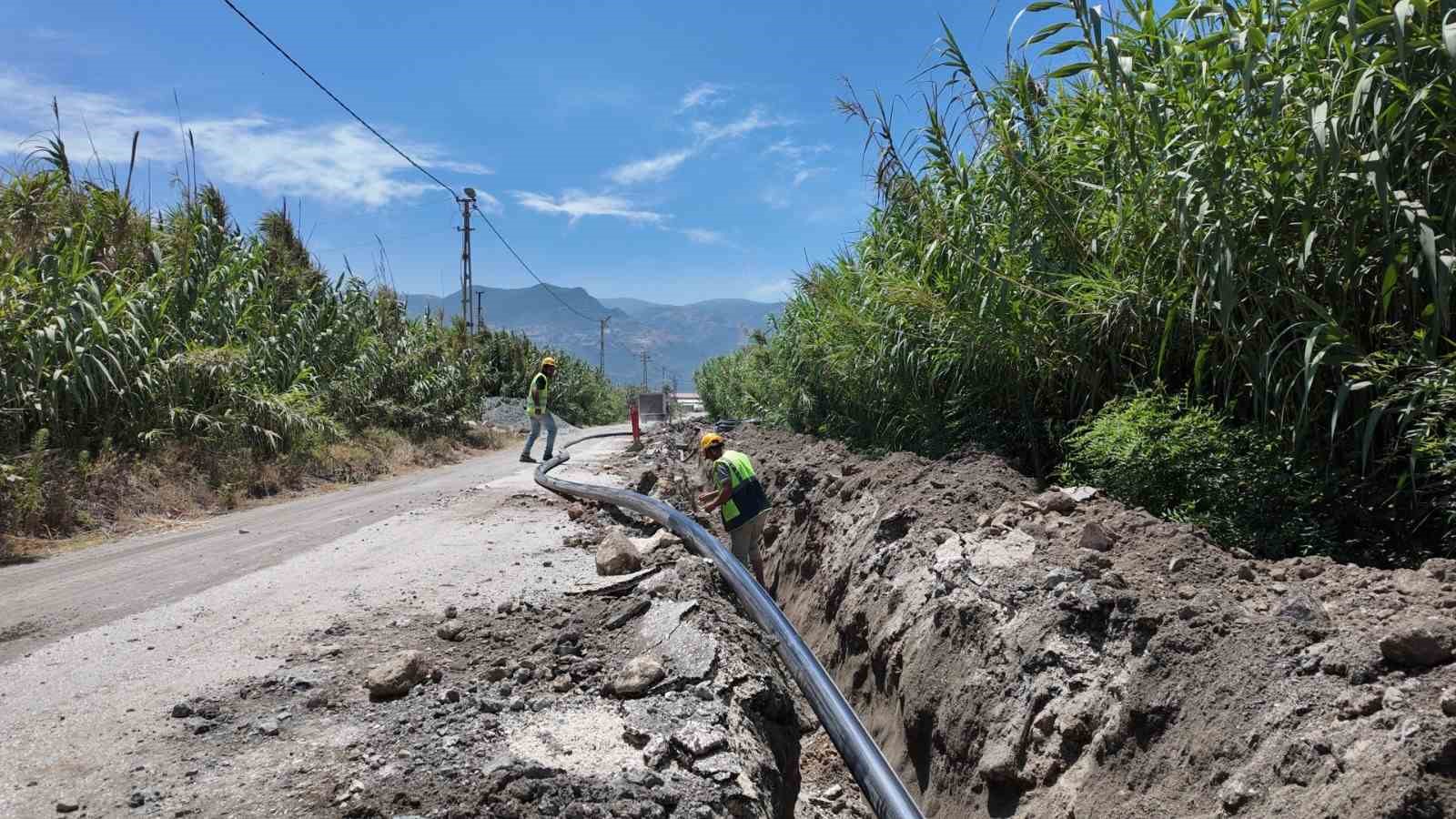 Samandağ Tekebaşı içme suyu projesinde sona gelindi