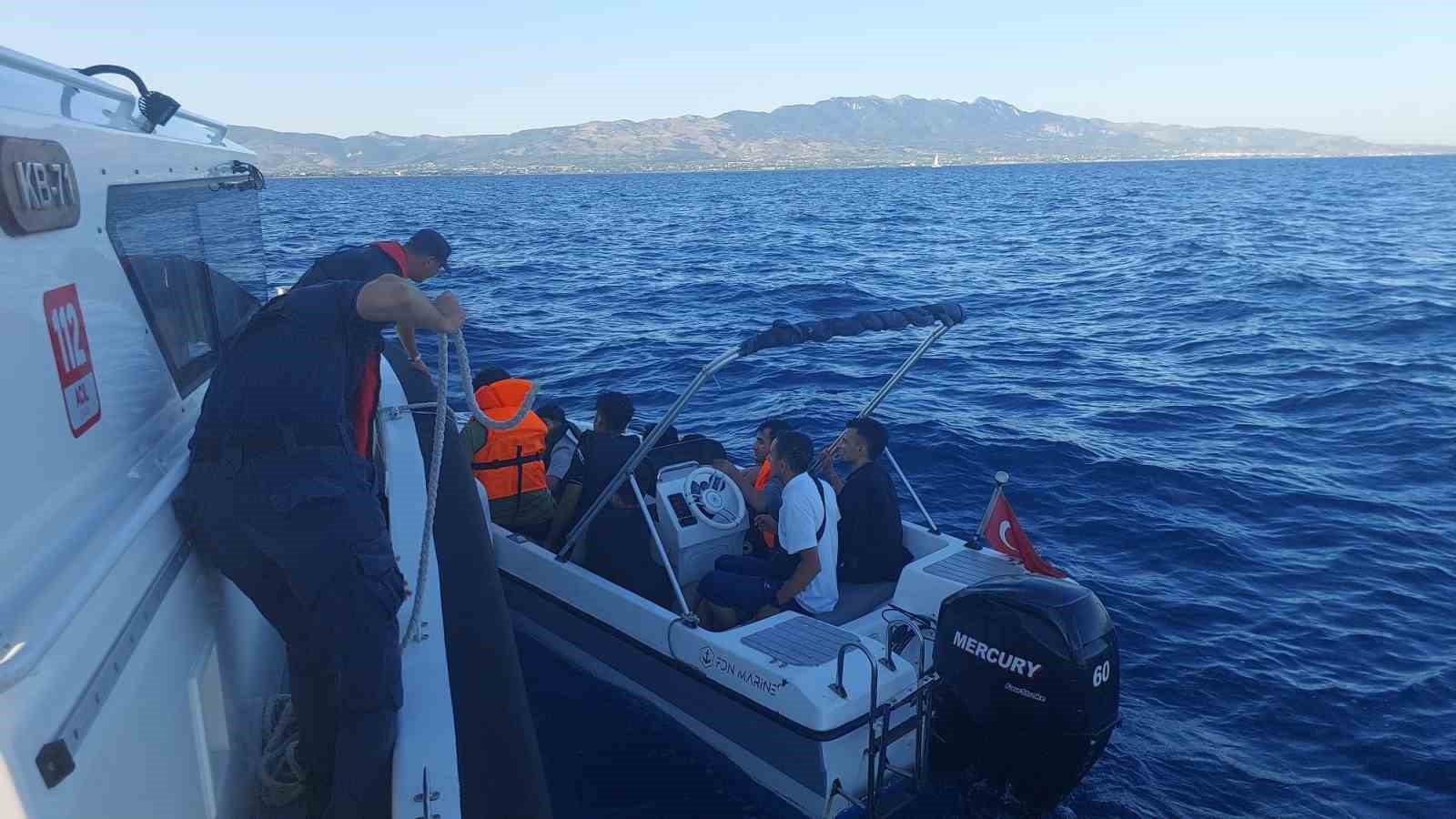 Bodrum’da 2 olayda 10 düzensiz göçmen yakalandı