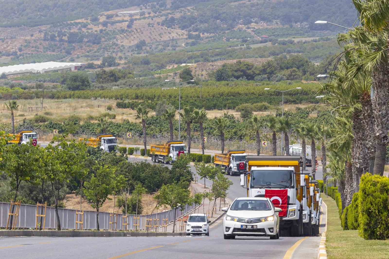 Mersin Büyükşehir Belediyesi araç filosunu güçlendiriyor