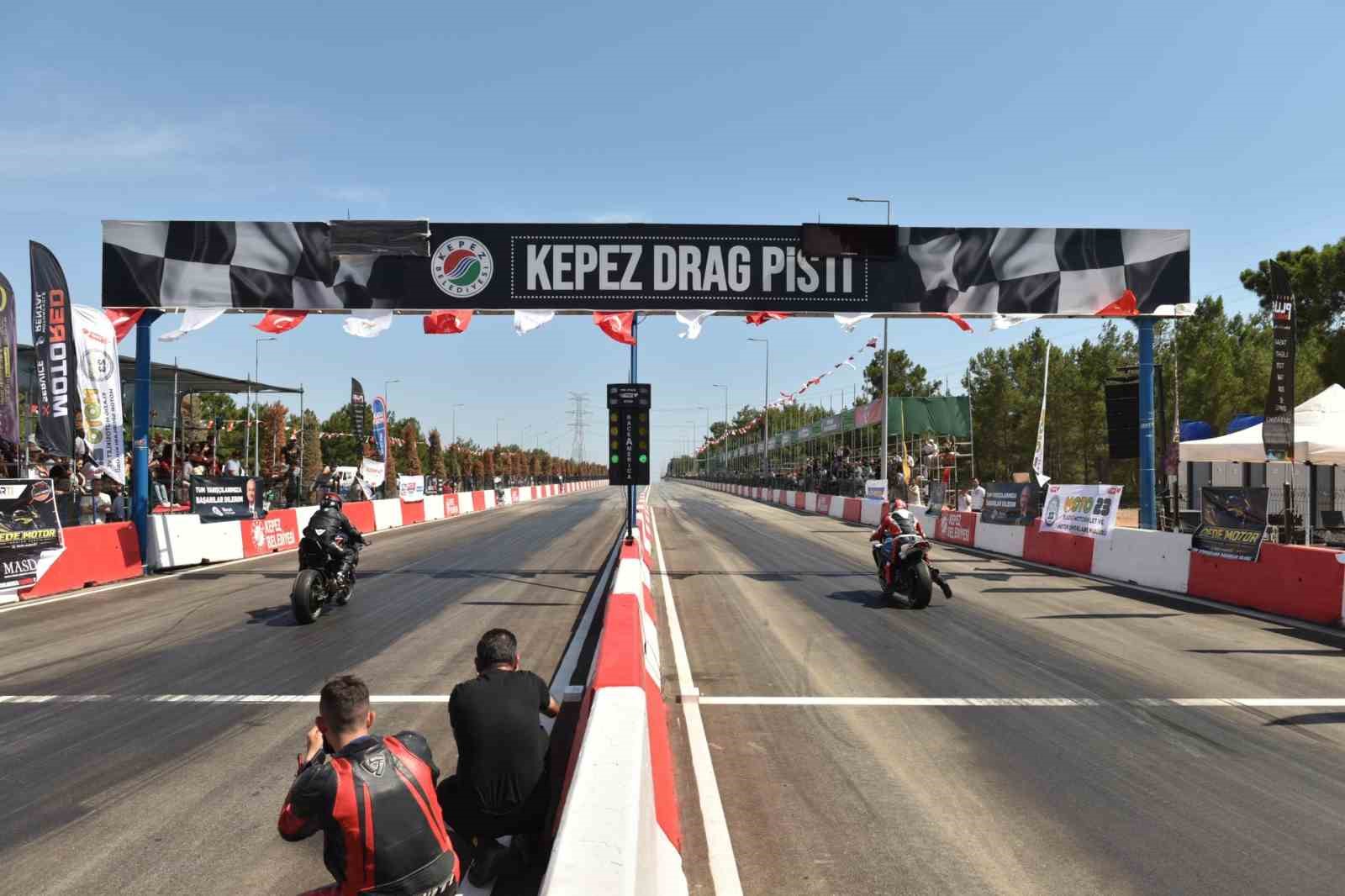 Kepez’de Motodrag heyecanı