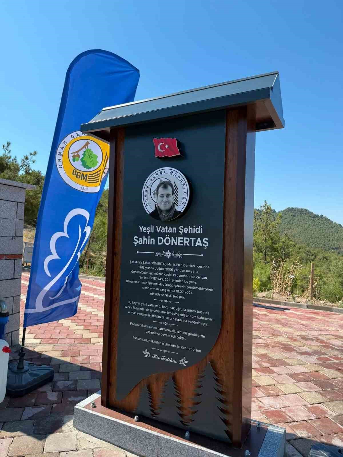 Yeşil vatan şehidinin adı Yuntdağı&rsquo;nda &ouml;l&uuml;ms&uuml;zleştirildi