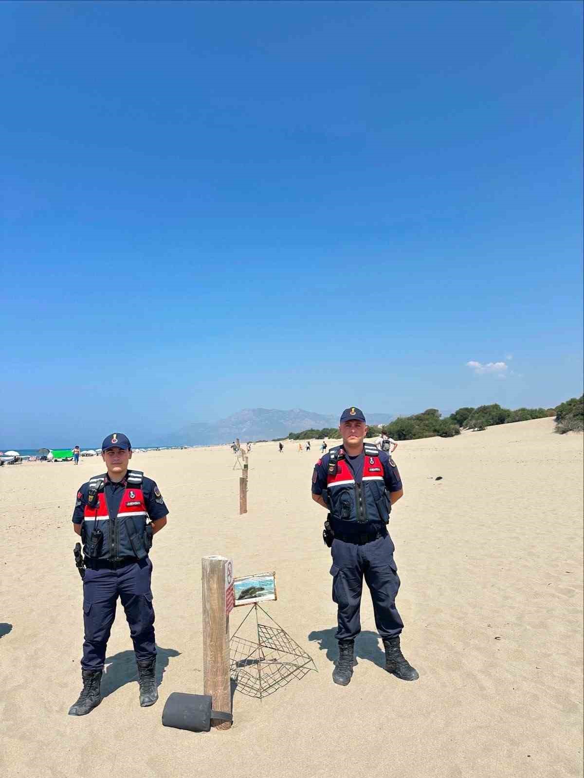 Kaş’ta Caretta Caretta yuvalama alanları jandarma korumasında