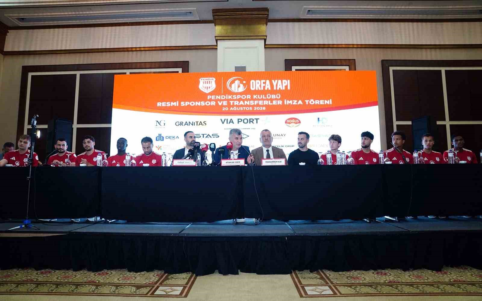 Pendikspor yeni isim sponsorluğunu ve transferlerini tanıttı