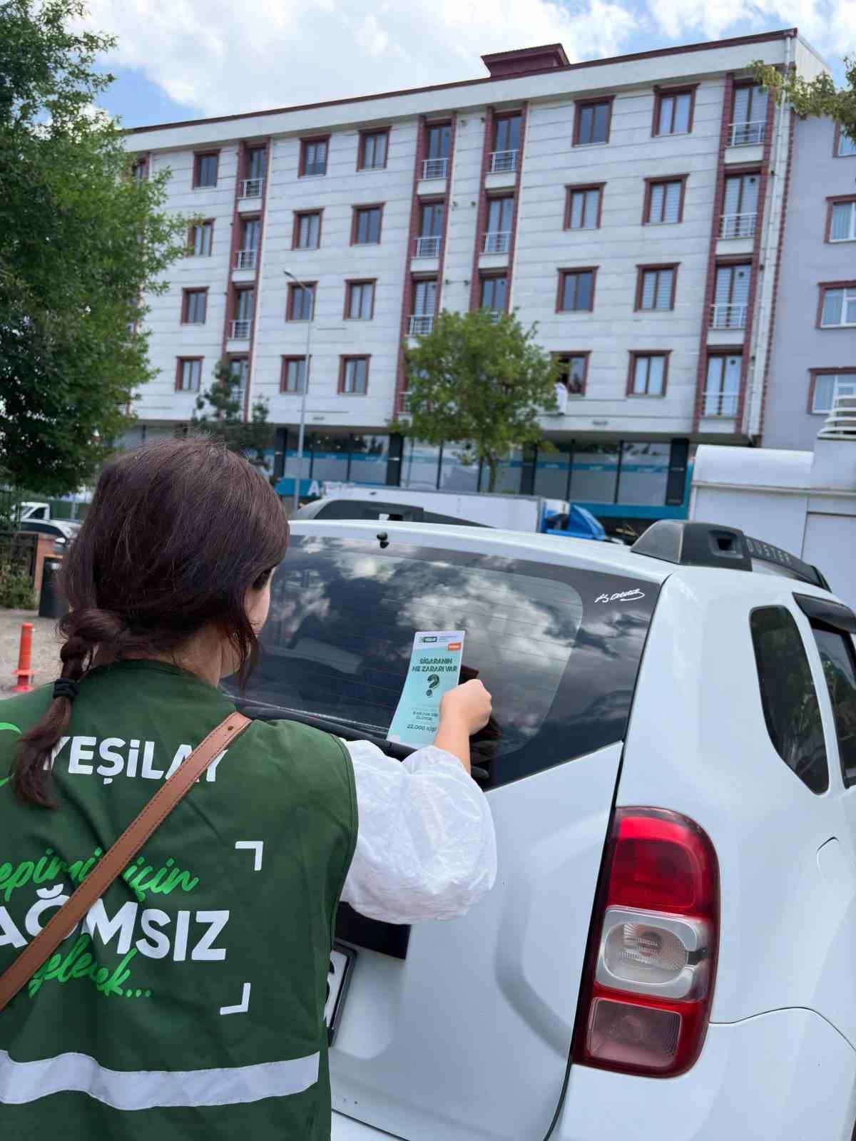 Yeşilay Kars’tan bağımlılıklara karşı farkındalık çalışması