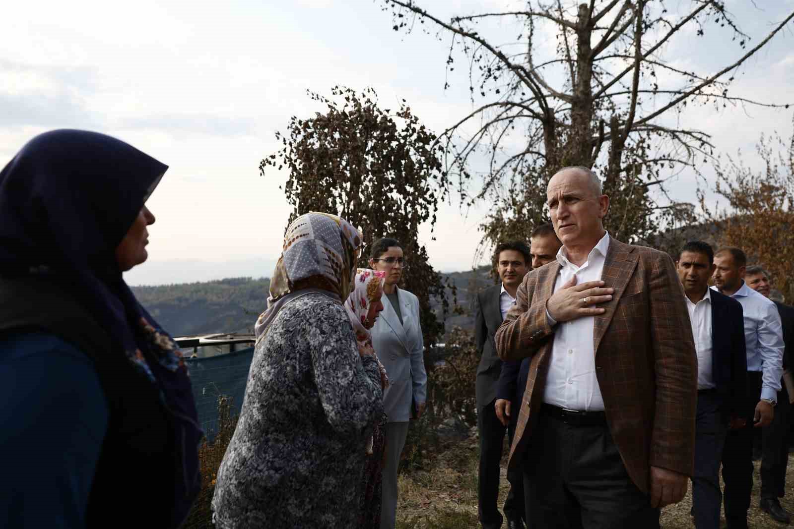 Orman yangınından etkilenen 5 ilde hasar tespit çalışmaları tamamlandı