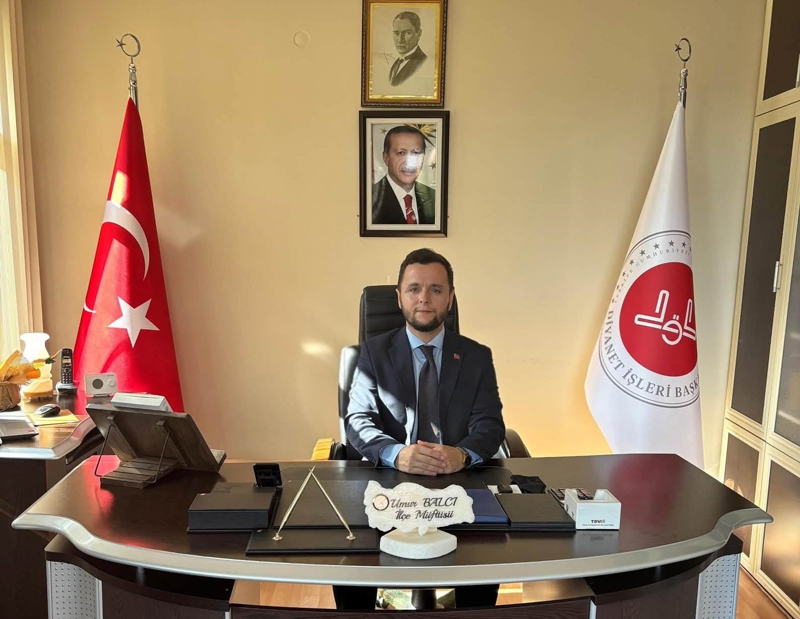 Emet İlçe Müftüsü Umur Balcı görevine başladı