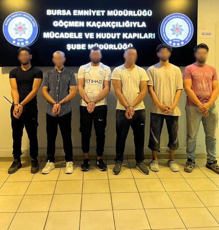 Bursa’da düzensiz göçmenlere karşı operasyon