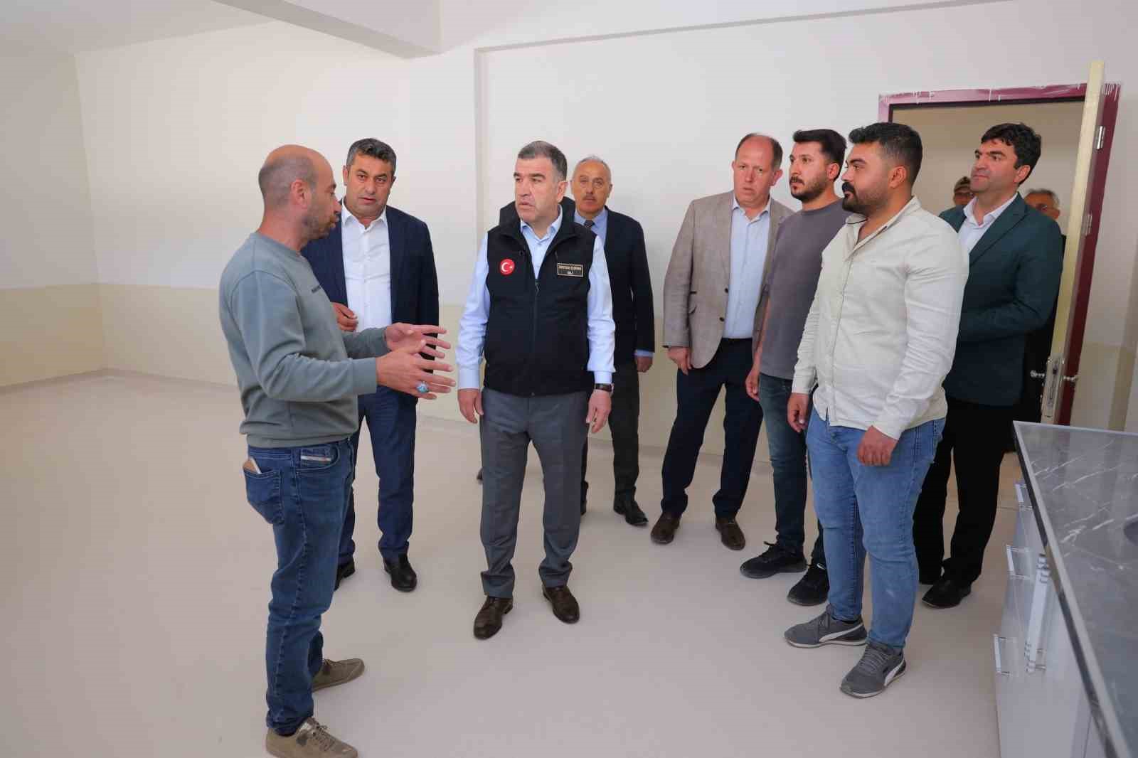 Engelsiz Yaşam Merkezinde tadilat sonrası inceleme yapıldı