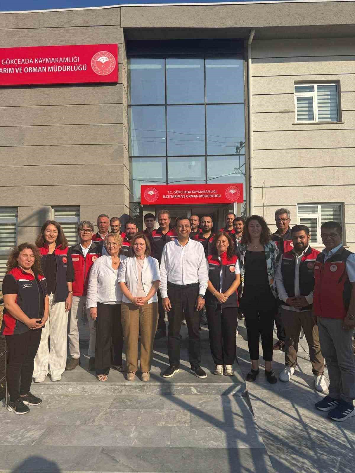 G&ouml;k&ccedil;eada&rsquo;da organik tarım değerlendirildi